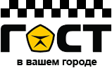 логотип такси Гост (Елец)